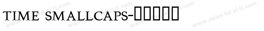 time smallcaps字体转换
